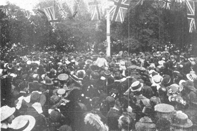 An ANZAC Day ‘celebration’ held in Adelaide on 25 April 1916. The Critic, 26 April 1916, 16