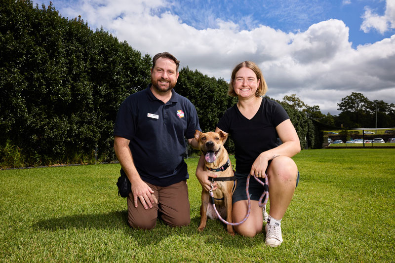 Happy Paws Happy Hearts Partnerships Training Specialist Justin has seen the positive impact rescue animals can have on veterans