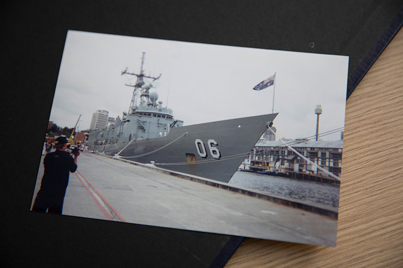 Photo of an Australian Navy ship