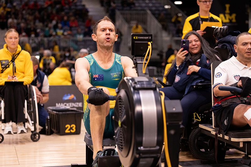 Competing at the Invictus Games in Canada