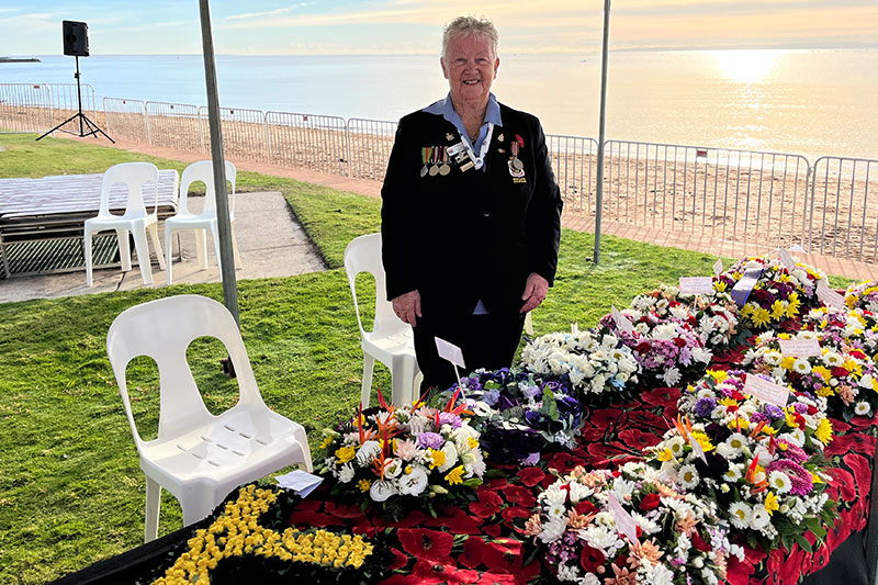 Redcliffe RSL Sub Branch volunteer Carol Orr