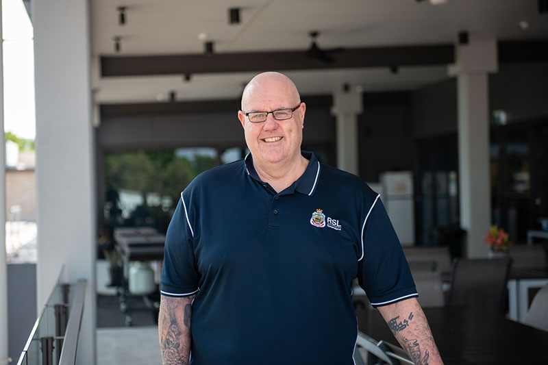 RSL Queensland Wellbeing Practitioner Allan Simmons