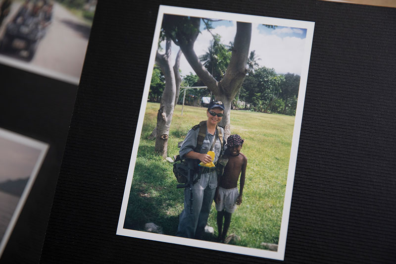 Navy veteran Dannielle Brearley during her service