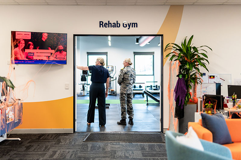 A range of services can be accessed at the Centre, including physical rehabilitation